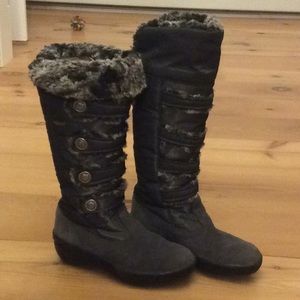 Pajar Maureen faux fur grey boot